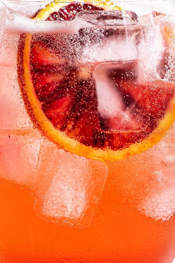 Spritz con arancia rossa